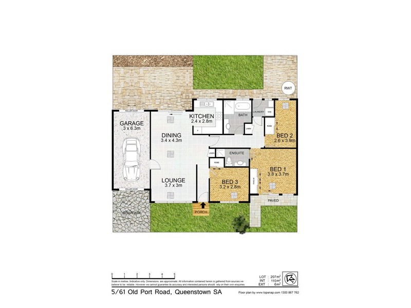 5/61 Old Port Road, Queenstown SA 5014 Floorplan