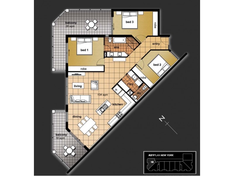 Apt. 10, 1 Burt Avenue, Findon SA 5023 Floorplan