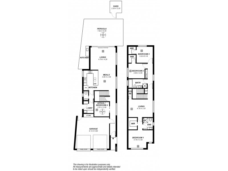1A Southern Terrace, Holden Hill SA 5088 Floorplan