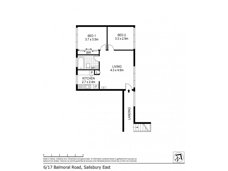 Unit 6, 17 Balmoral Road, Salisbury East SA 5109 Floorplan