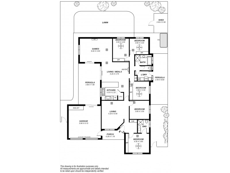 2 Cobbler Drive, Greenwith SA 5125 Floorplan