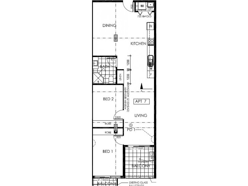 207/27-29 Metro Pde, Mawson Lakes SA 5095 Floorplan