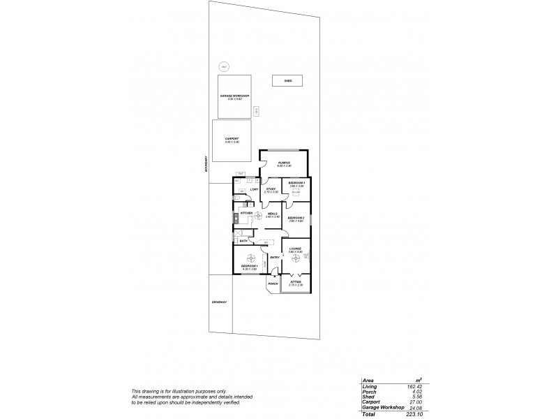12 Bray Avenue, Semaphore Park SA 5019 Floorplan