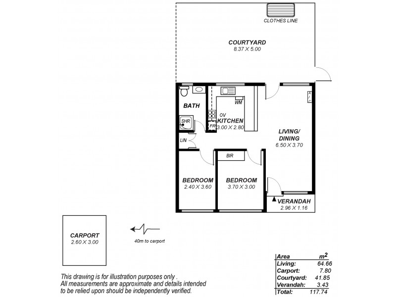 U4, 31 Everard Avenue, Ashford SA 5035 Floorplan