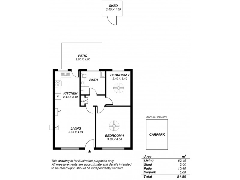 6/16-18 Wattle Avenue, Dry Creek SA 5094 Floorplan
