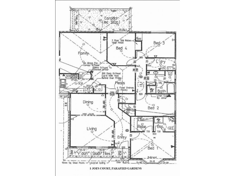 1 Joes Court, Parafield Gardens SA 5107 Floorplan