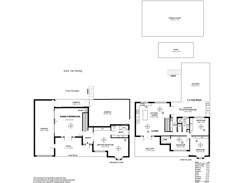 50 Yurilla Drive, Bellevue Heights SA 5050 Floorplan