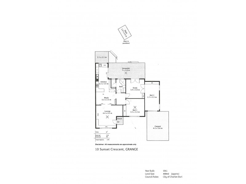 10 Sunset Crescent, Grange SA 5022 Floorplan