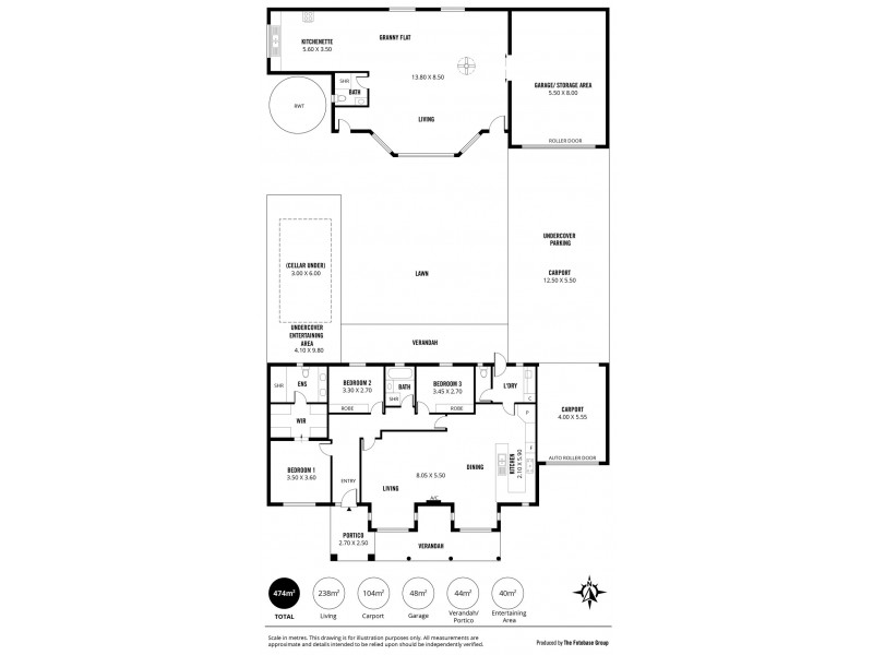 202 Trimmer Parade, Seaton SA 5023 Floorplan
