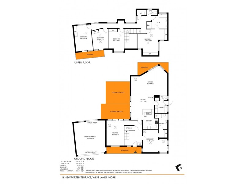 14 Newporter Terrace, West Lakes Shore SA 5020 Floorplan