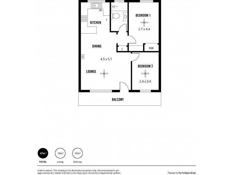 17, 17-19 Caroline Street, Glenelg North SA 5045 Floorplan