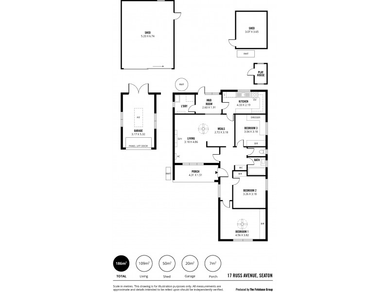 17 Russ Avenue, Seaton SA 5023 Floorplan