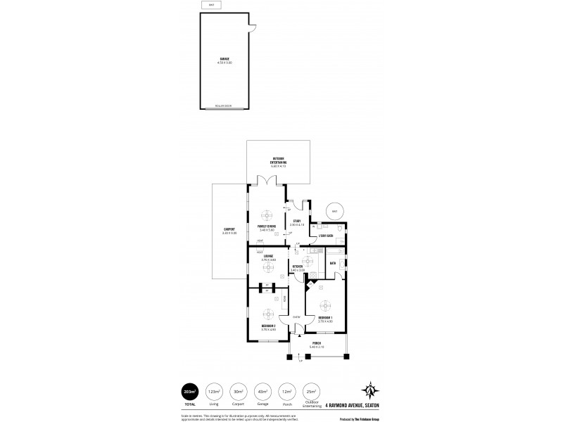 4 Raymond Avenue, Seaton SA 5023 Floorplan