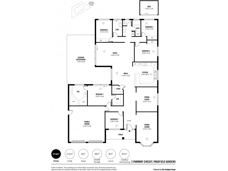 3 Parkway Circuit, Parafield Gardens SA 5107 Floorplan