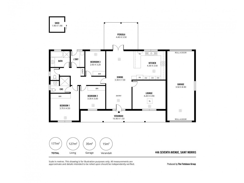 44A Seventh Avenue, St Morris SA 5068 Floorplan