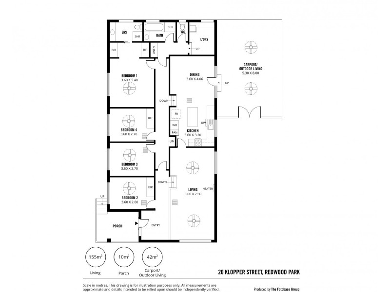 20 Klopper Street, Redwood Park SA 5097 Floorplan