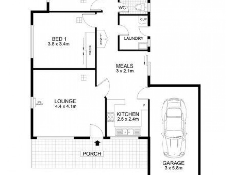 1/157 Semaphore Road, Exeter SA 5019 Floorplan