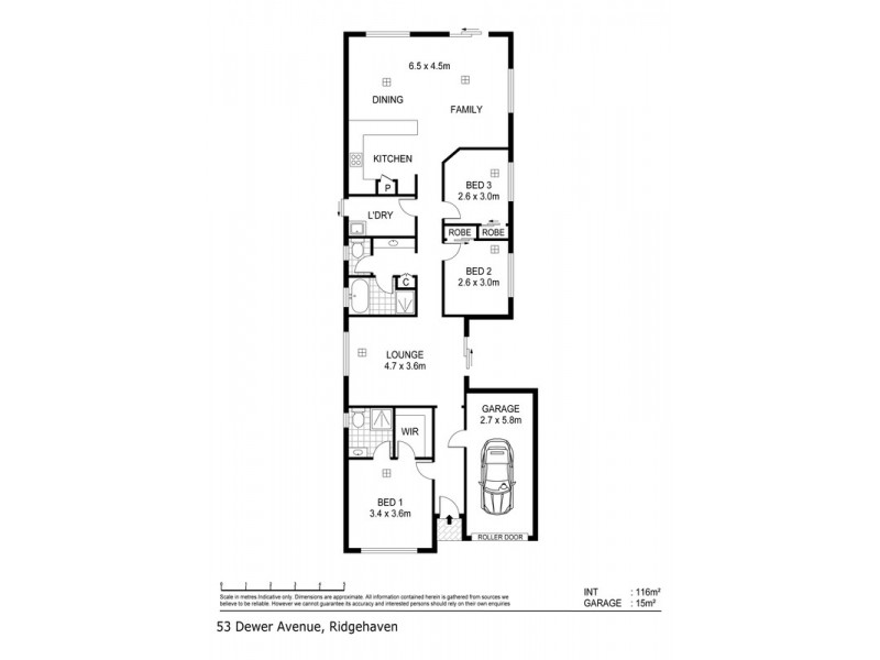 Lot 131 53A Dewer Avenue, Ridgehaven SA 5097 Floorplan