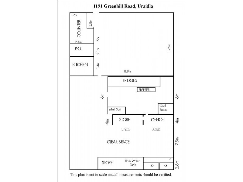 1191 Greenhill Road, Uraidla SA 5142 Floorplan
