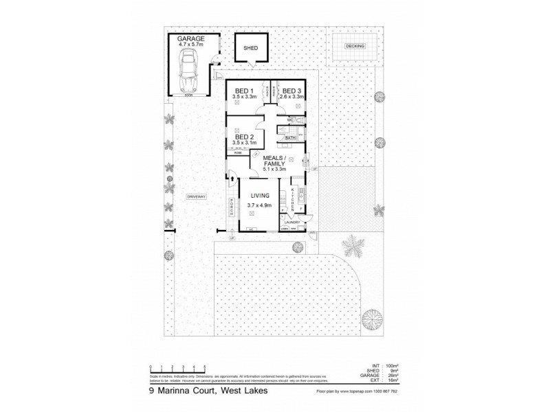 9 Marinna Court, West Lakes SA 5021 Floorplan