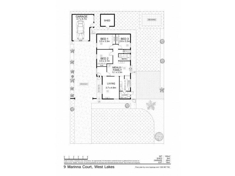 9 Marinna Court, West Lakes SA 5021 Floorplan