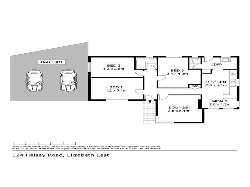 124 Halsey Road, Elizabeth East SA 5112 Floorplan