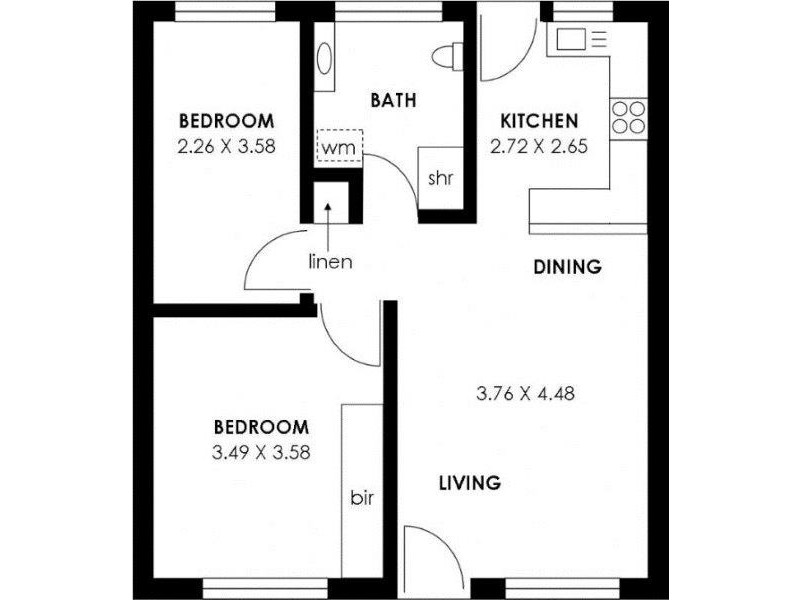 9/2 Bach Street, Seaton SA 5023 Floorplan