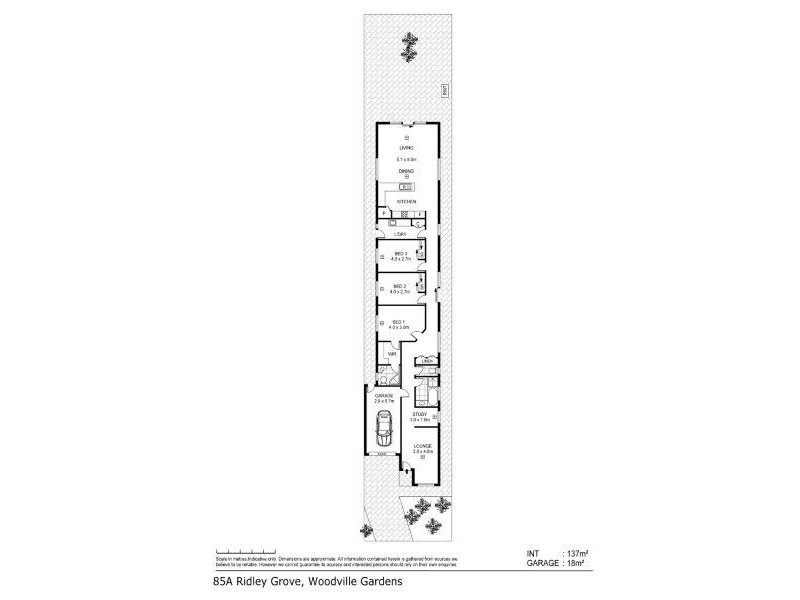 85A Ridley Grove, Woodville Gardens SA 5012 Floorplan
