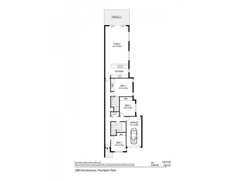 18B Ferry Avenue, Plympton Park SA 5038 Floorplan