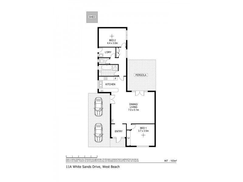 11A White Sands Drive, West Beach SA 5024 Floorplan