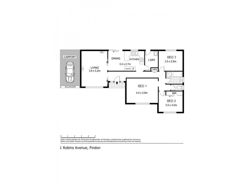 1 Robins Avenue, Findon SA 5023 Floorplan