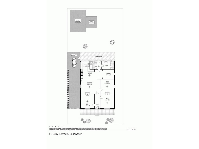 11 Gray Terrace, Rosewater SA 5013 Floorplan