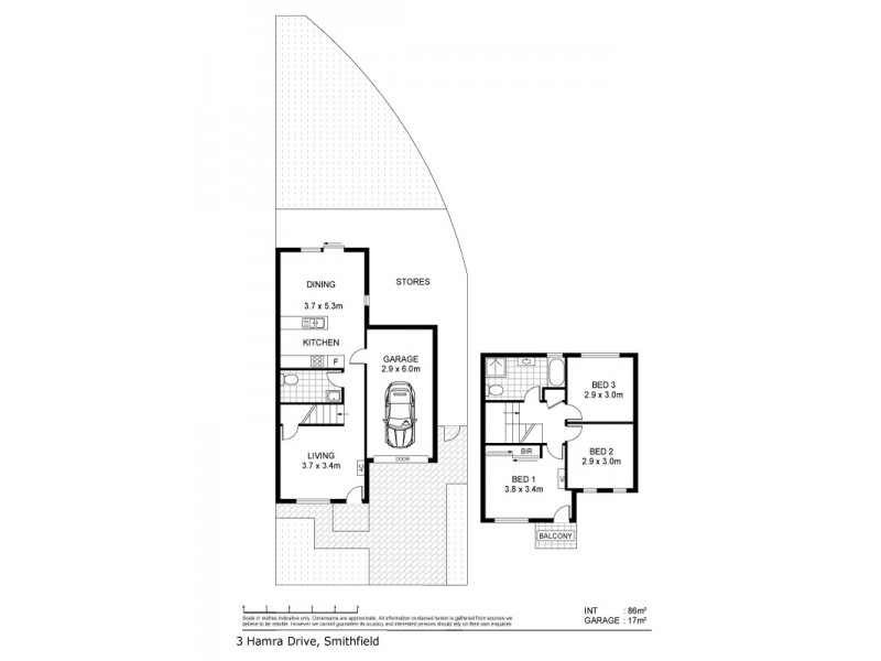 3 Hamra Drive, Smithfield SA 5114 Floorplan