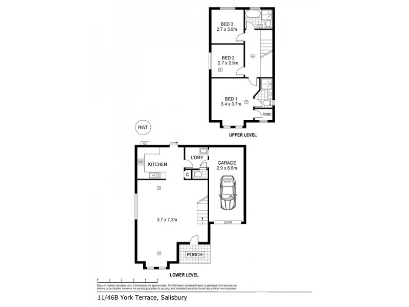 11/46B York Terrace, Salisbury SA 5108 Floorplan