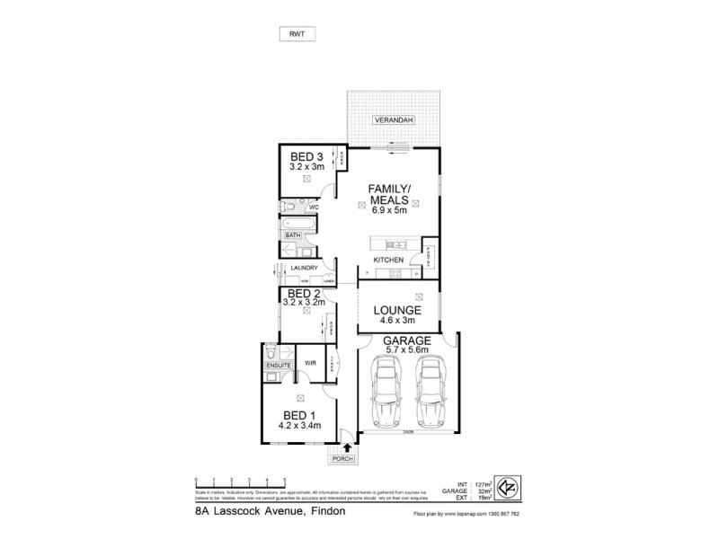 8A Lasscock Avenue, Findon SA 5023 Floorplan