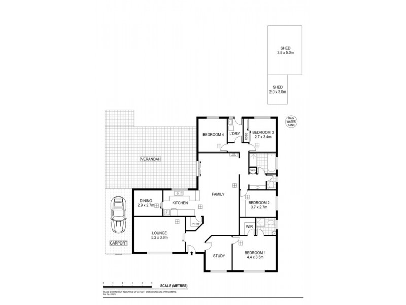 13 Rau Avenue, Evanston SA 5116 Floorplan
