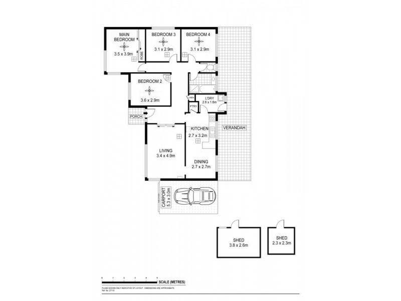 27 Iveleary Avenue, Salisbury East SA 5109 Floorplan