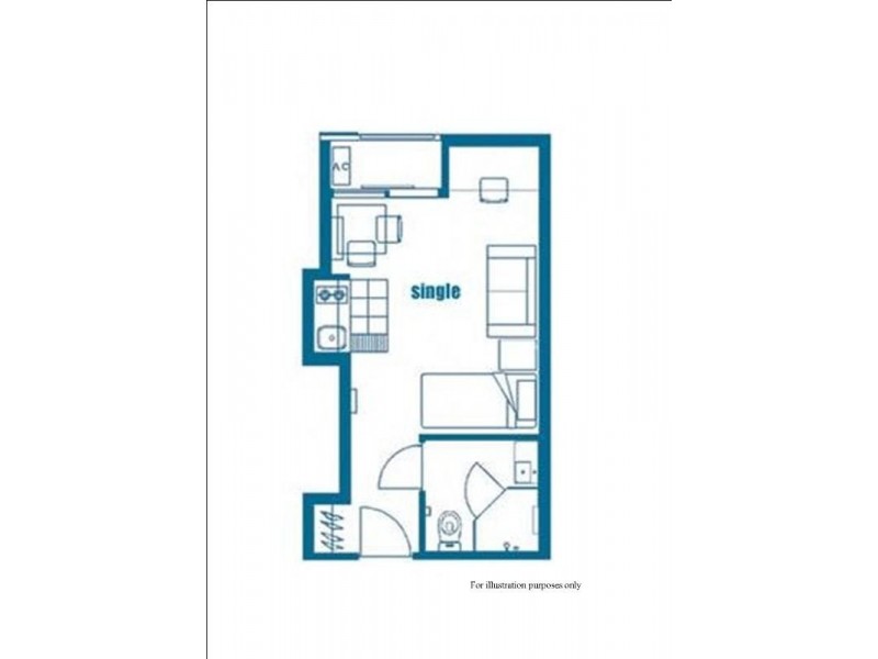 504/304 Waymouth Street, Adelaide SA 5000 Floorplan