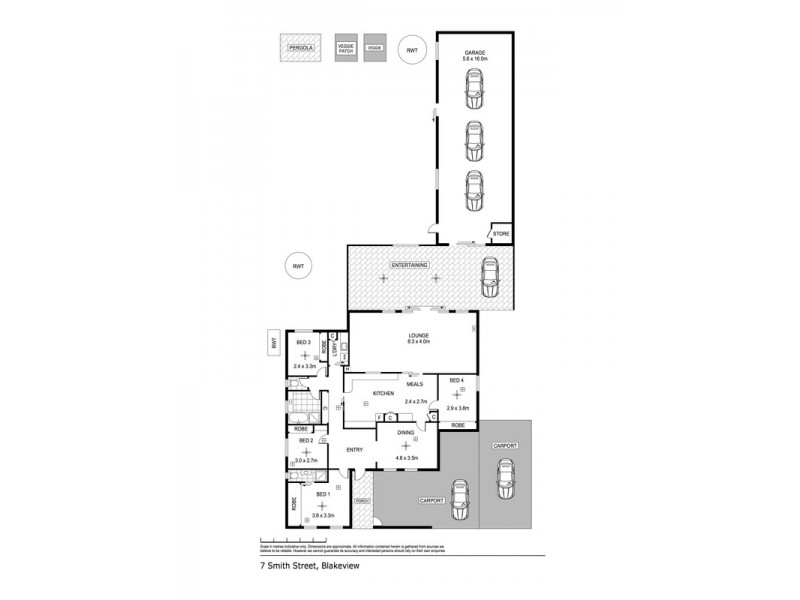 7 Smith Street, Blakeview SA 5114 Floorplan