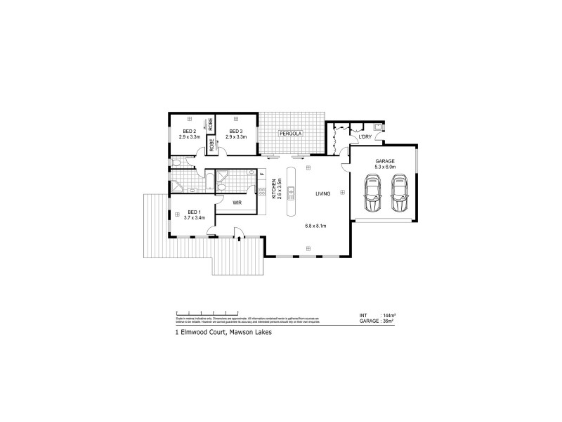 1 Elmwood Court, Mawson Lakes SA 5095 Floorplan