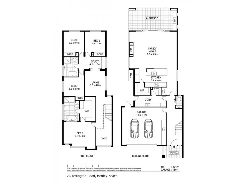 7A Lexington Road, Henley Beach South SA 5022 Floorplan