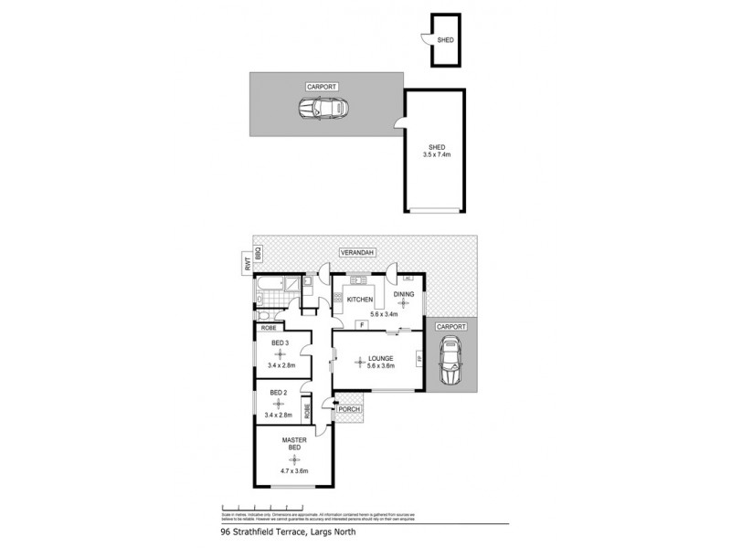 96 Strathfield Terrace, Largs North SA 5016 Floorplan