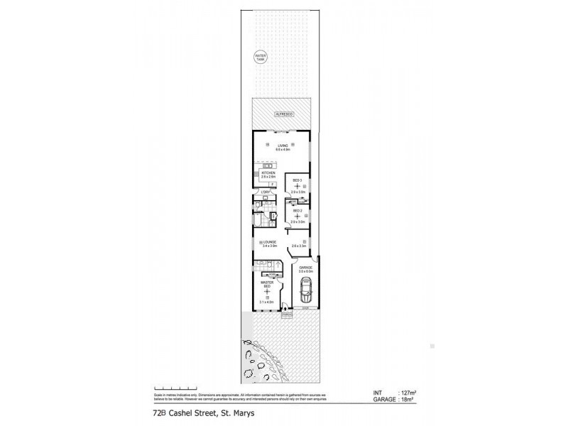 72B Cashel Street, St Marys SA 5042 Floorplan