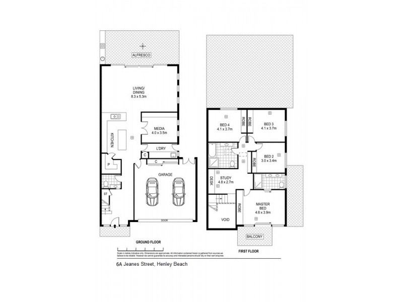 6A Jeanes Street, Henley Beach SA 5022 Floorplan