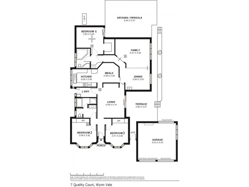 7 Quality Court, Wynn Vale SA 5127 Floorplan