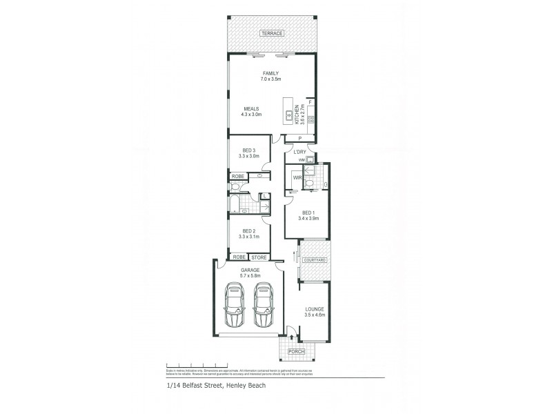 Res 1 and 2, 14 Belfast Street, Henley Beach SA 5022