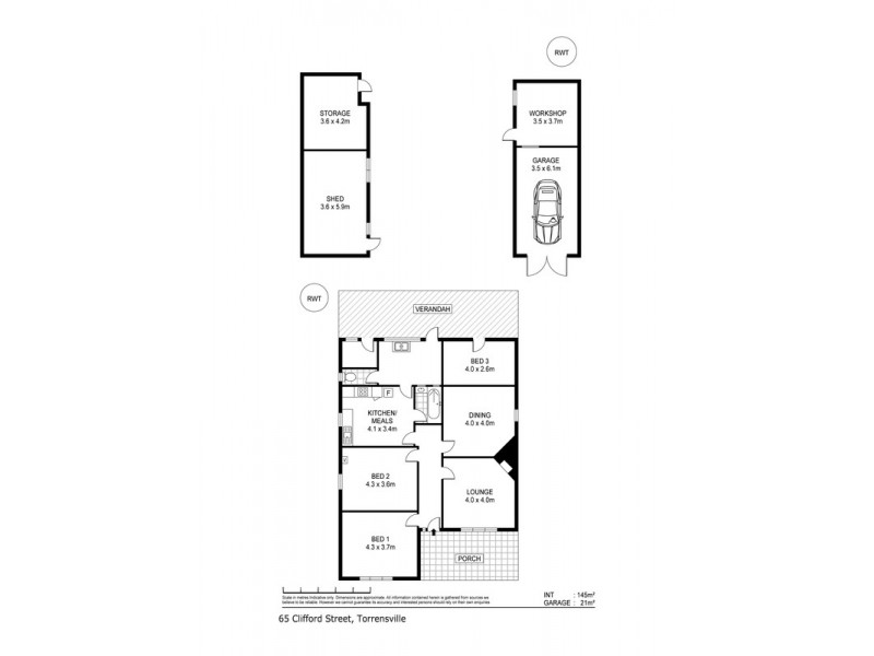 65 Clifford Street, Torrensville SA 5031 Floorplan