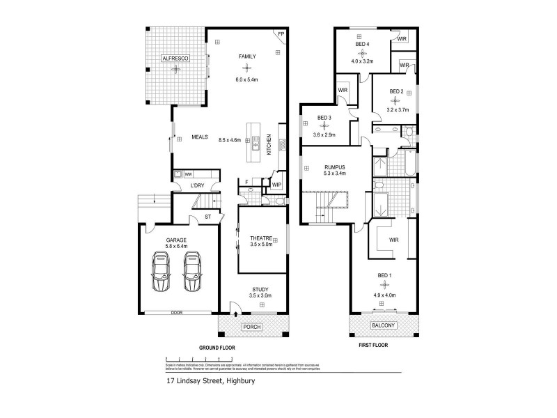 17 Lindsay Street, Highbury SA 5089 Floorplan