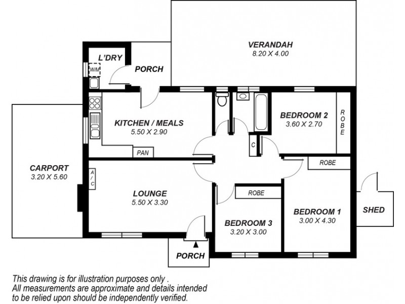 29 Hewitt Road, Elizabeth South SA 5112 Floorplan