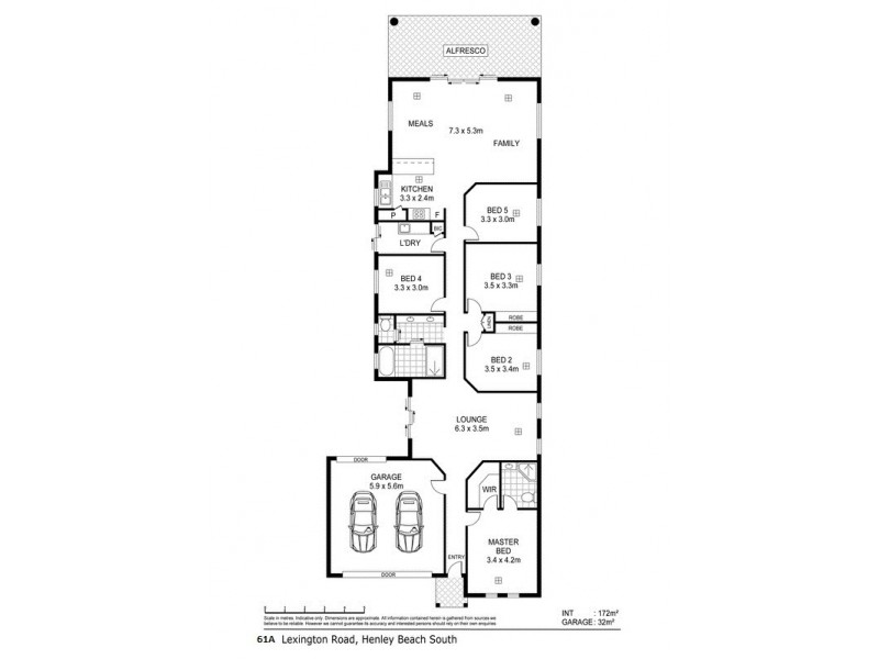 61A Lexington Road, Henley Beach South SA 5022 Floorplan